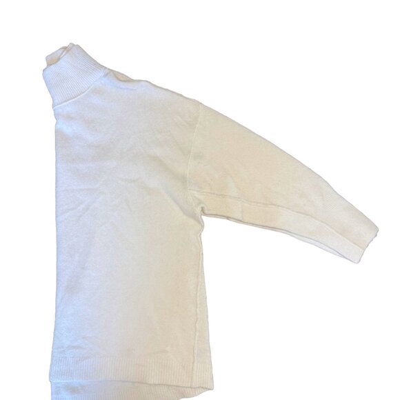 Free People Ivory Mock Neck Sweater – Size L - Picture 2 of 7